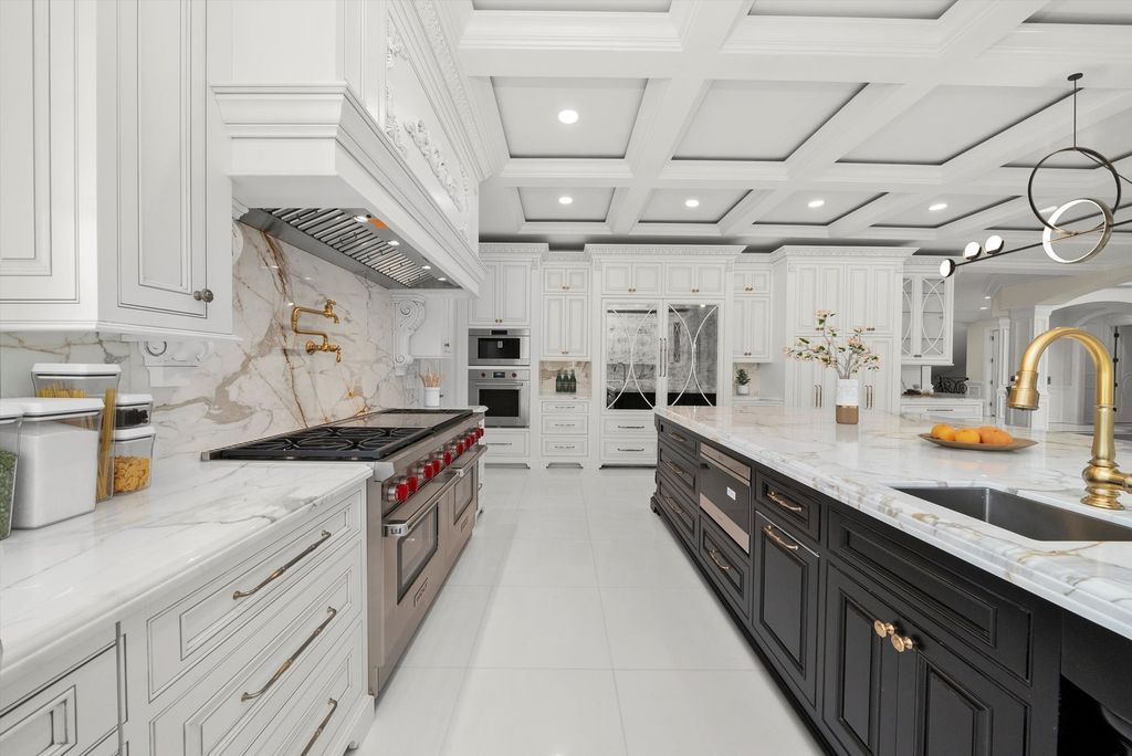 Inviting and Luxurious Custom Built Estate in Illinois with Timeless Architectural Details Listed for 6 13