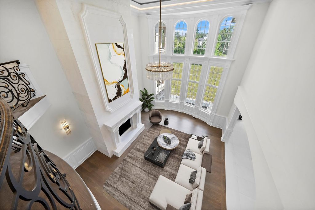 Inviting and Luxurious Custom Built Estate in Illinois with Timeless Architectural Details Listed for 6 28