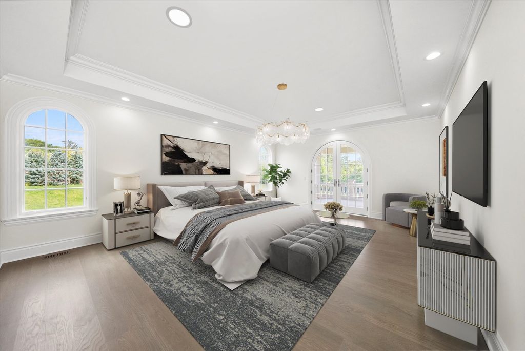 Inviting and Luxurious Custom Built Estate in Illinois with Timeless Architectural Details Listed for 6 37