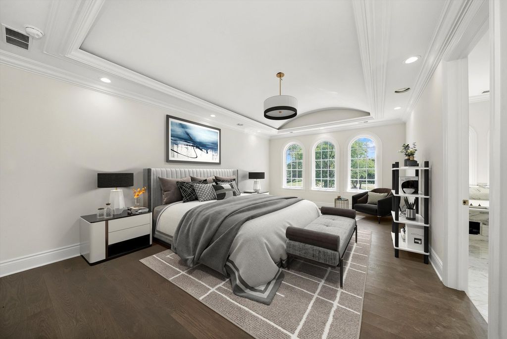 Inviting and Luxurious Custom Built Estate in Illinois with Timeless Architectural Details Listed for 6 39