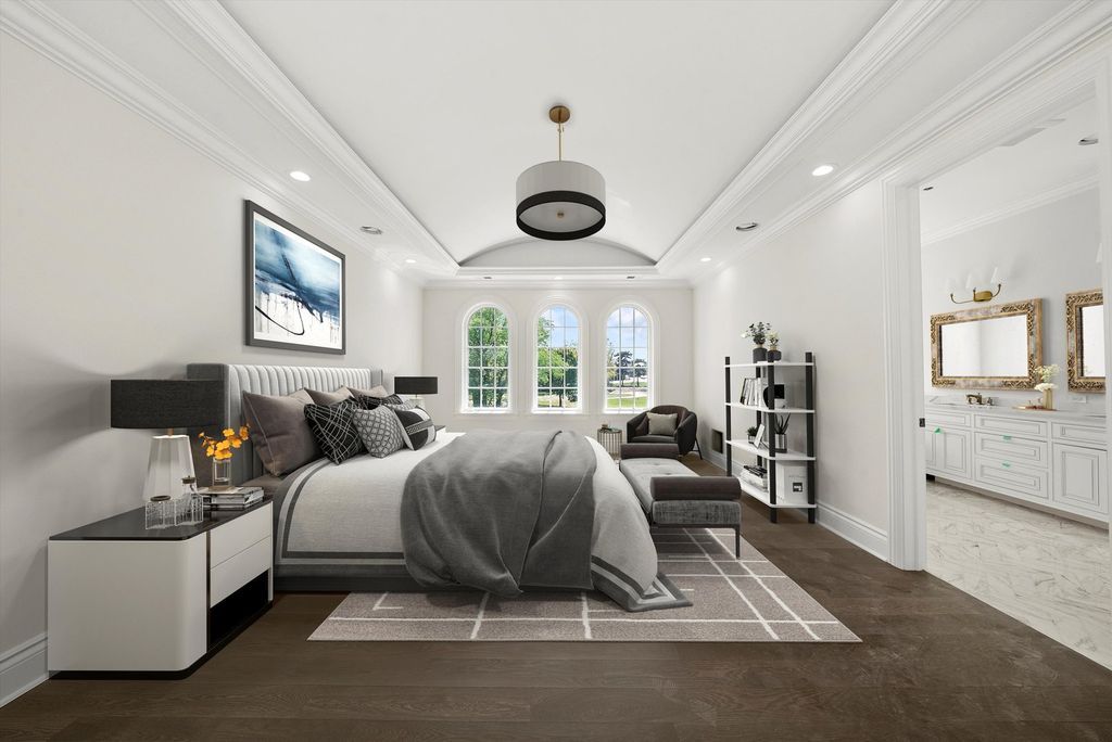 Inviting and Luxurious Custom Built Estate in Illinois with Timeless Architectural Details Listed for 6 40