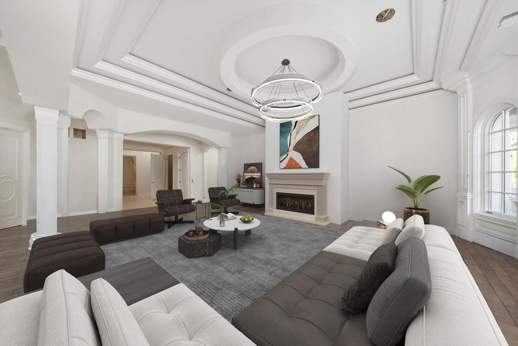 Inviting and Luxurious Custom Built Estate in Illinois with Timeless Architectural Details Listed for 6 47