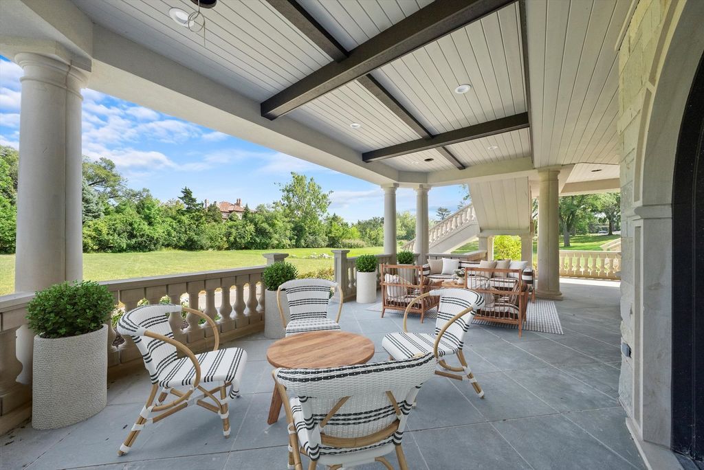 Inviting and Luxurious Custom Built Estate in Illinois with Timeless Architectural Details Listed for 6 53