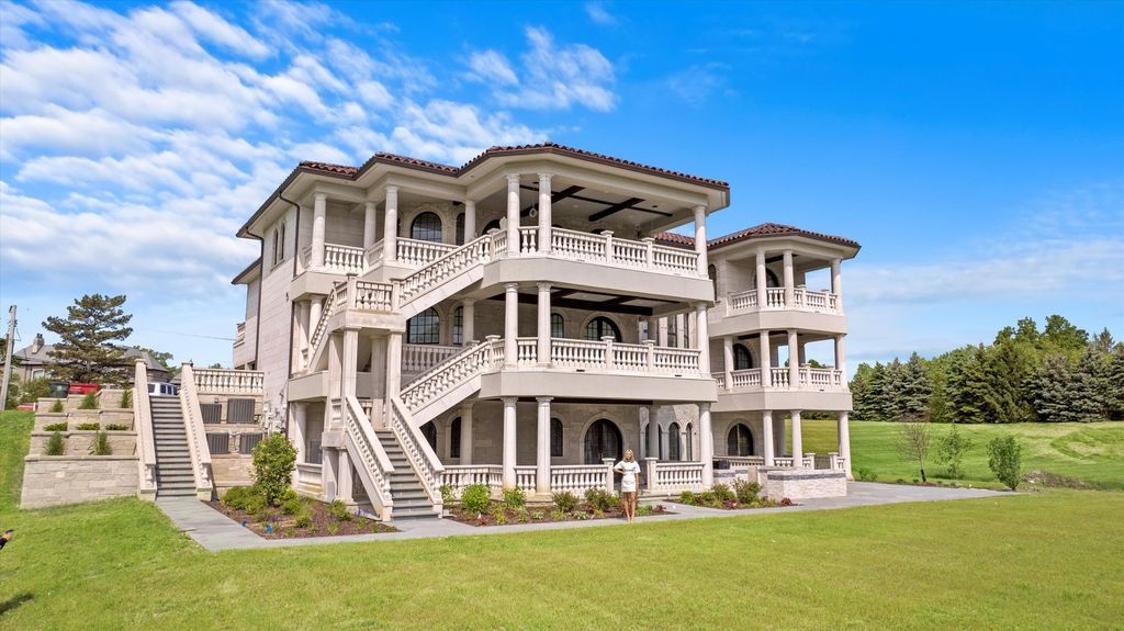 Inviting and Luxurious Custom Built Estate in Illinois with Timeless Architectural Details Listed for 6 54