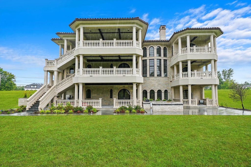 Inviting and Luxurious Custom Built Estate in Illinois with Timeless Architectural Details Listed for 6 55