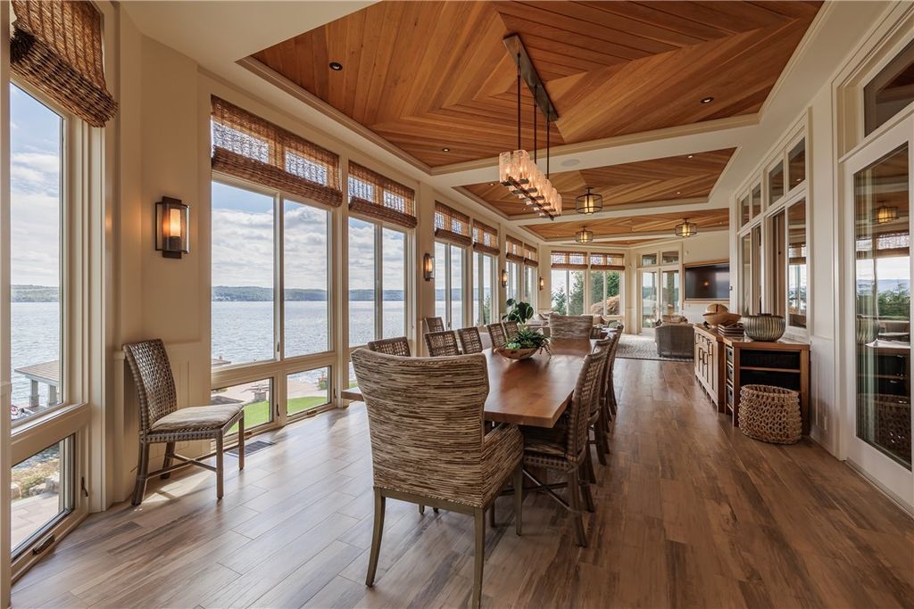 Luxury Waterfront Mansion with Prime Location on Canandaigua Lake Listed for 11.5 Million 11