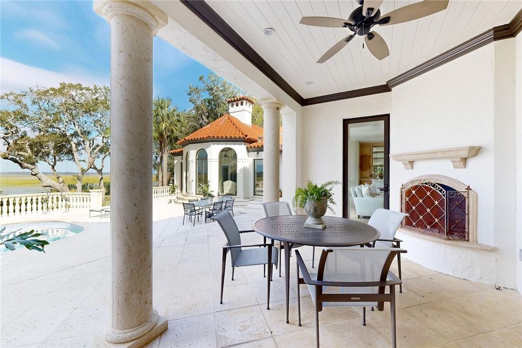 Sea Island Waterfront Paradise Iconic Deepwater Estate in Elite Community Asking 15.9 Million 22