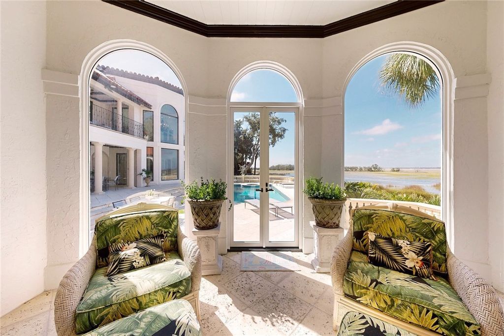 Sea Island Waterfront Paradise Iconic Deepwater Estate in Elite Community Asking 15.9 Million 46