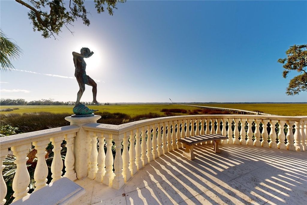 Sea Island Waterfront Paradise Iconic Deepwater Estate in Elite Community Asking 15.9 Million 49