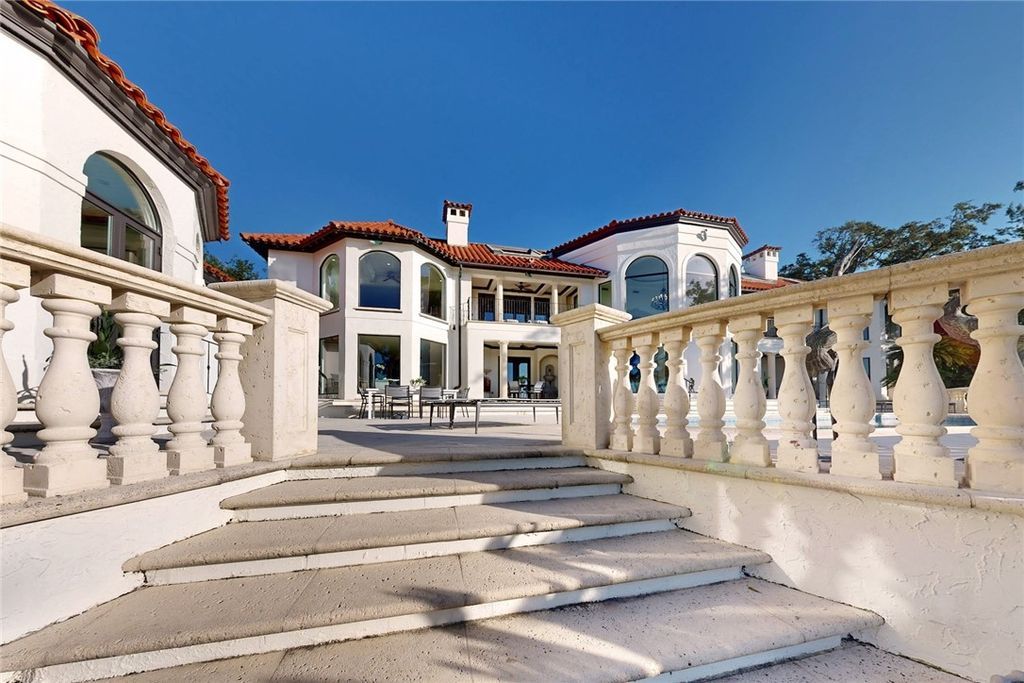 Sea Island Waterfront Paradise Iconic Deepwater Estate in Elite Community Asking 15.9 Million 50