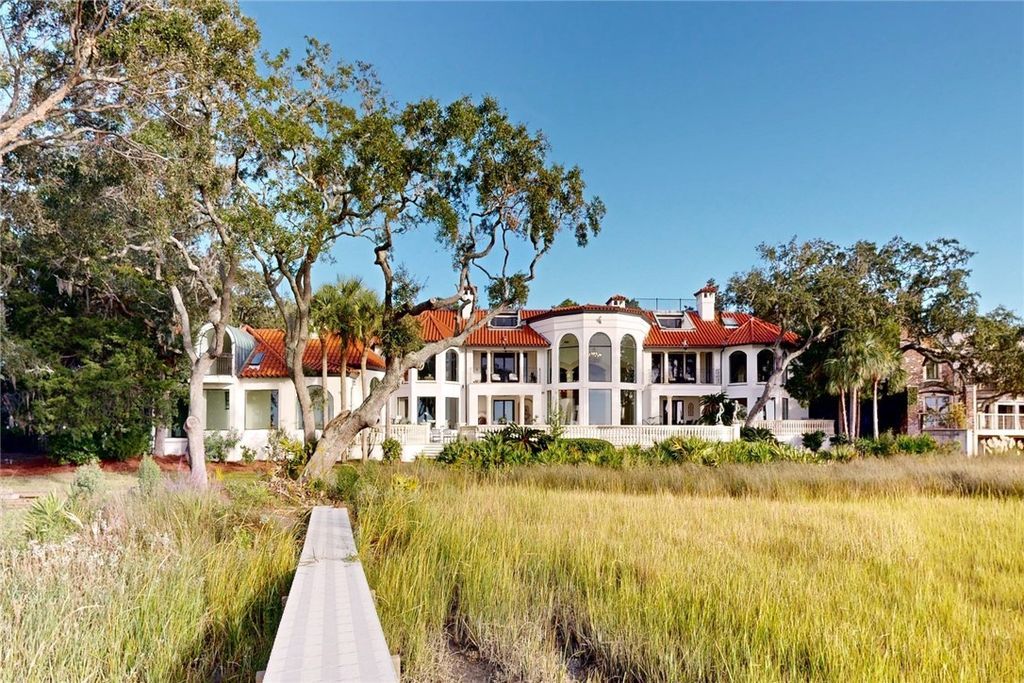 Sea Island Waterfront Paradise Iconic Deepwater Estate in Elite Community Asking 15.9 Million 52
