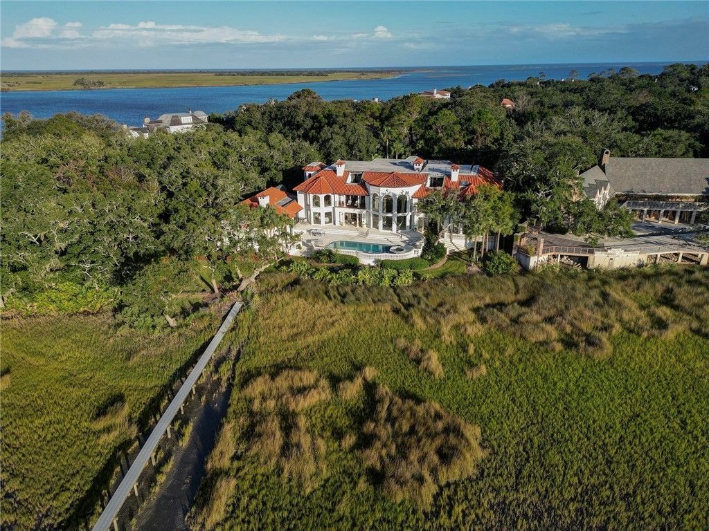 Sea Island Waterfront Paradise Iconic Deepwater Estate in Elite Community Asking 15.9 Million 54