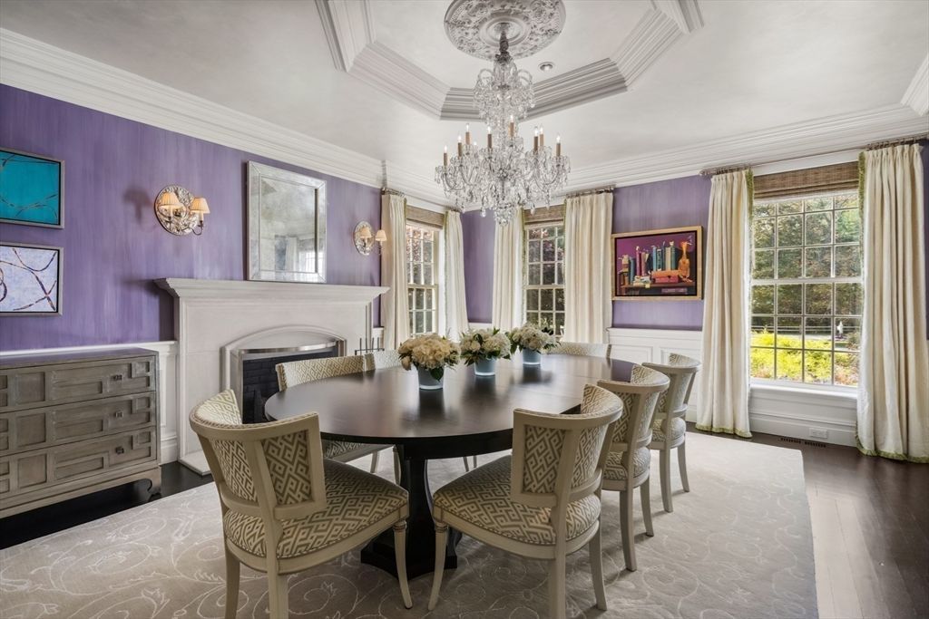Stunning Georgian Inspired Home in a Beautiful Massachusetts Setting Priced at 10 Million 10