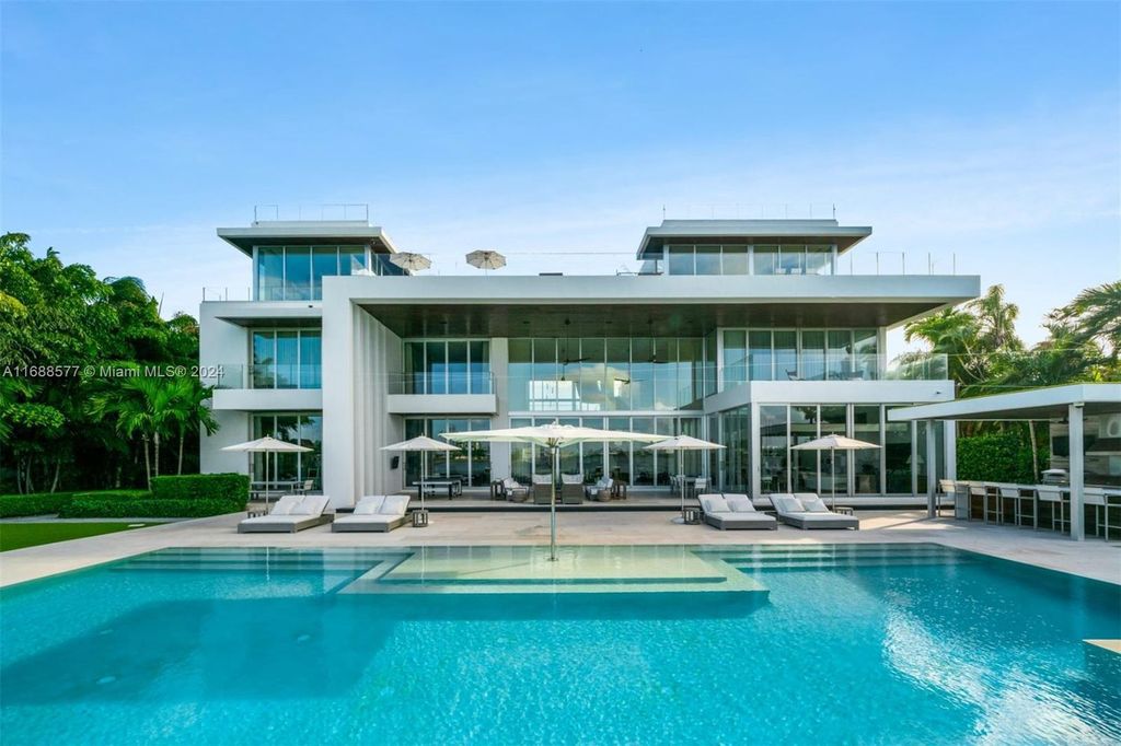 $78 Million Custom-Built Trophy Estate with Biscayne Bay Frontage in Prestigious Bal Harbour