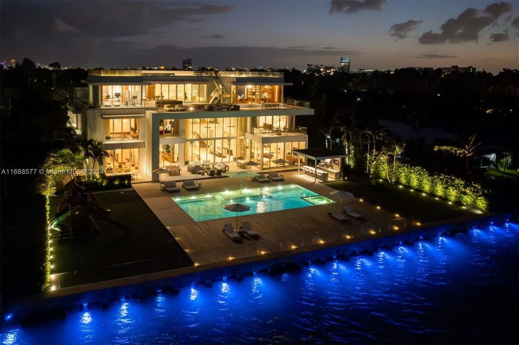$78 Million Custom-Built Trophy Estate with Biscayne Bay Frontage in Prestigious Bal Harbour