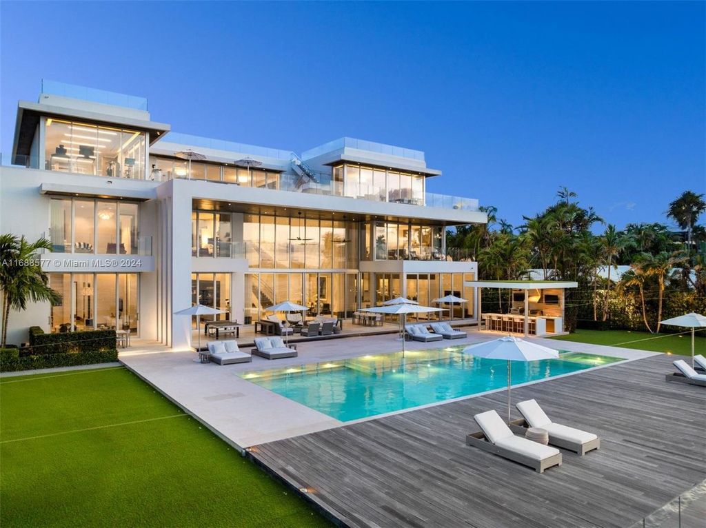 $78 Million Custom-Built Trophy Estate with Biscayne Bay Frontage in Prestigious Bal Harbour