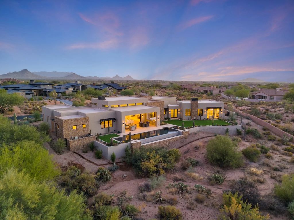 Architectural Brilliance by MDF Development Desert Retreat with Expansive Mountain Views Listed at 4.95 Million 2