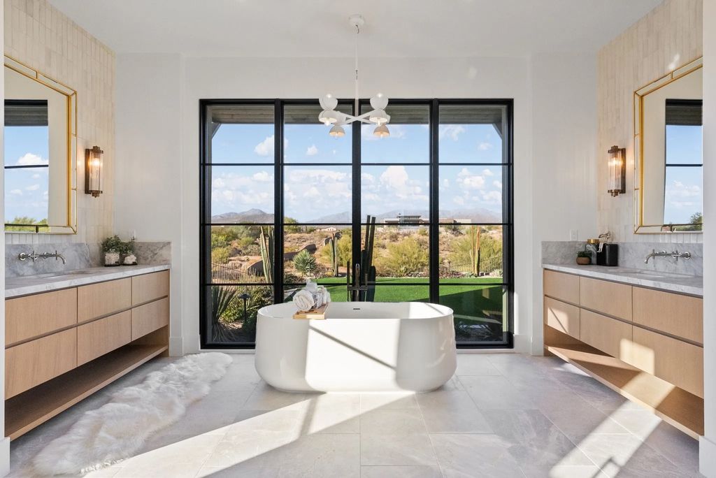 Architectural Brilliance by MDF Development Desert Retreat with Expansive Mountain Views Listed at 4.95 Million 4