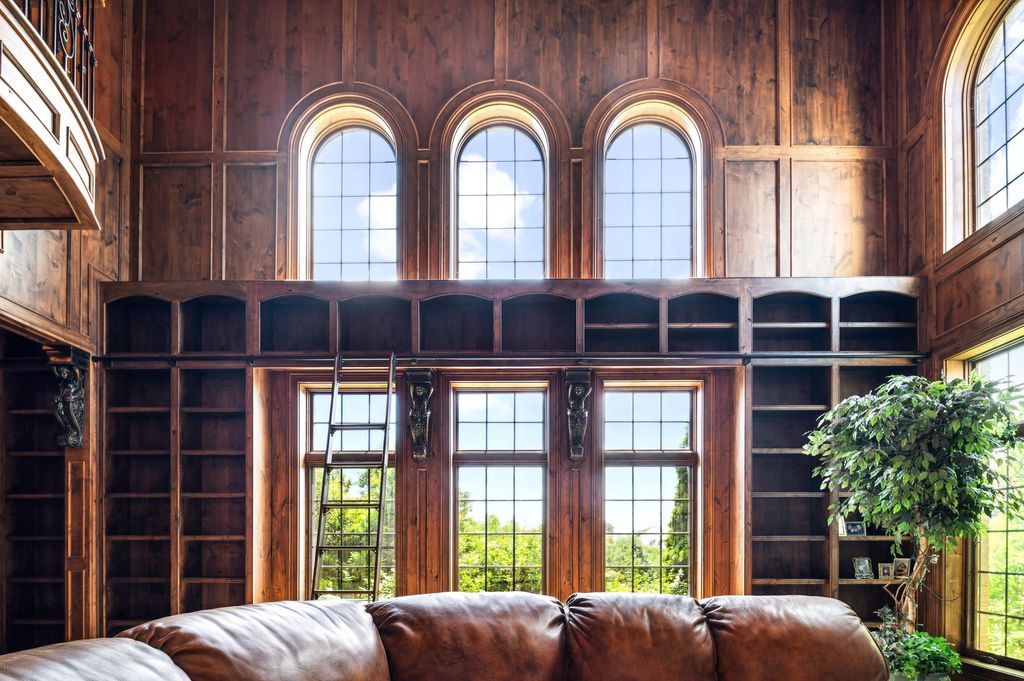 Enchanting French Country Estate with Picturesque Bridges Creeks and Castle Like Facade in Indiana Listed for 4.65 Million 14