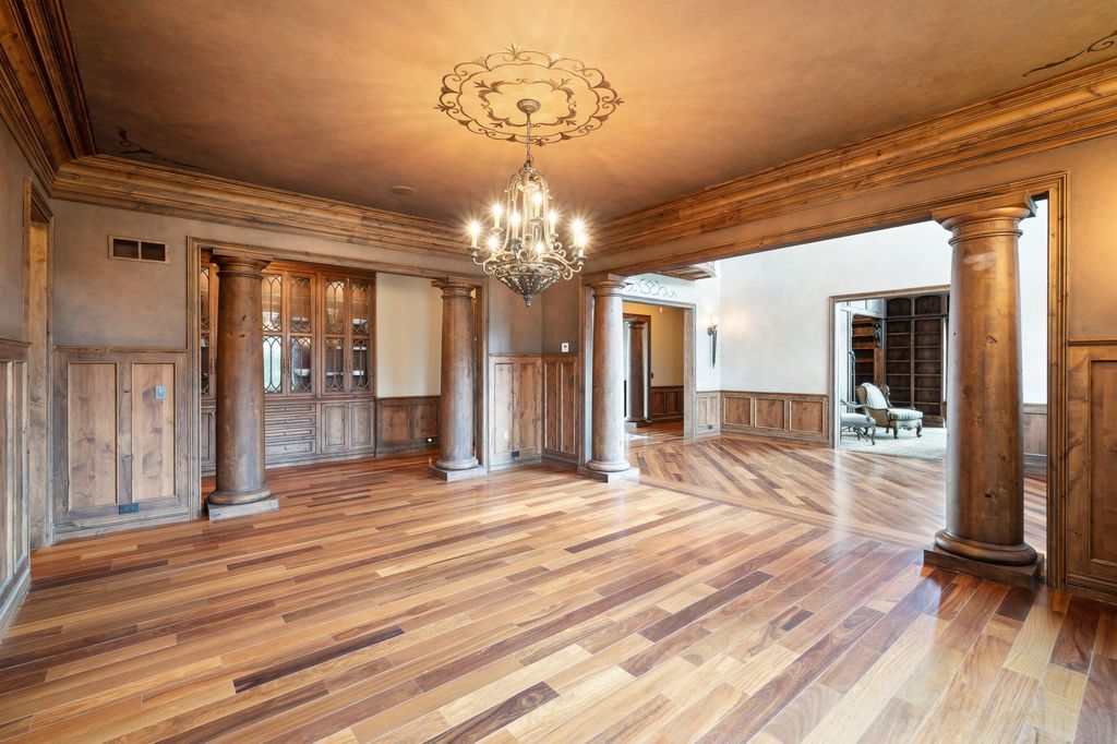 Enchanting French Country Estate with Picturesque Bridges Creeks and Castle Like Facade in Indiana Listed for 4.65 Million 15