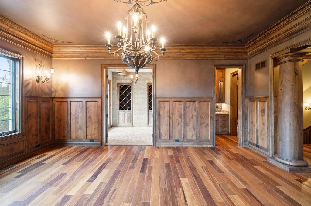 Enchanting French Country Estate with Picturesque Bridges Creeks and Castle Like Facade in Indiana Listed for 4.65 Million 16