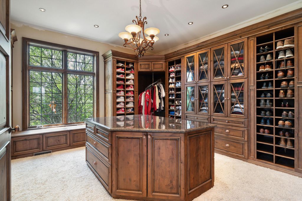 Enchanting French Country Estate with Picturesque Bridges Creeks and Castle Like Facade in Indiana Listed for 4.65 Million 23