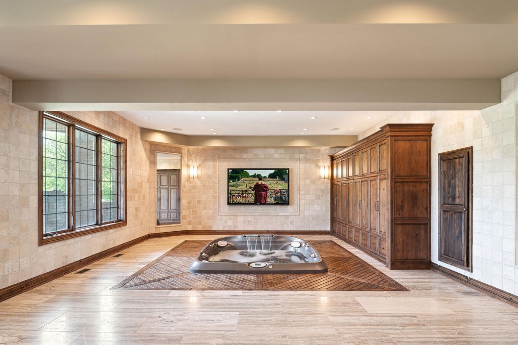 Enchanting French Country Estate with Picturesque Bridges Creeks and Castle Like Facade in Indiana Listed for 4.65 Million 30