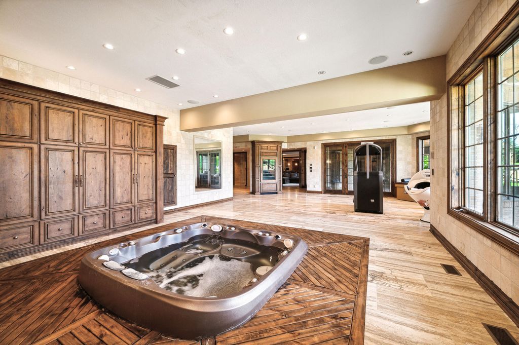 Enchanting French Country Estate with Picturesque Bridges Creeks and Castle Like Facade in Indiana Listed for 4.65 Million 31