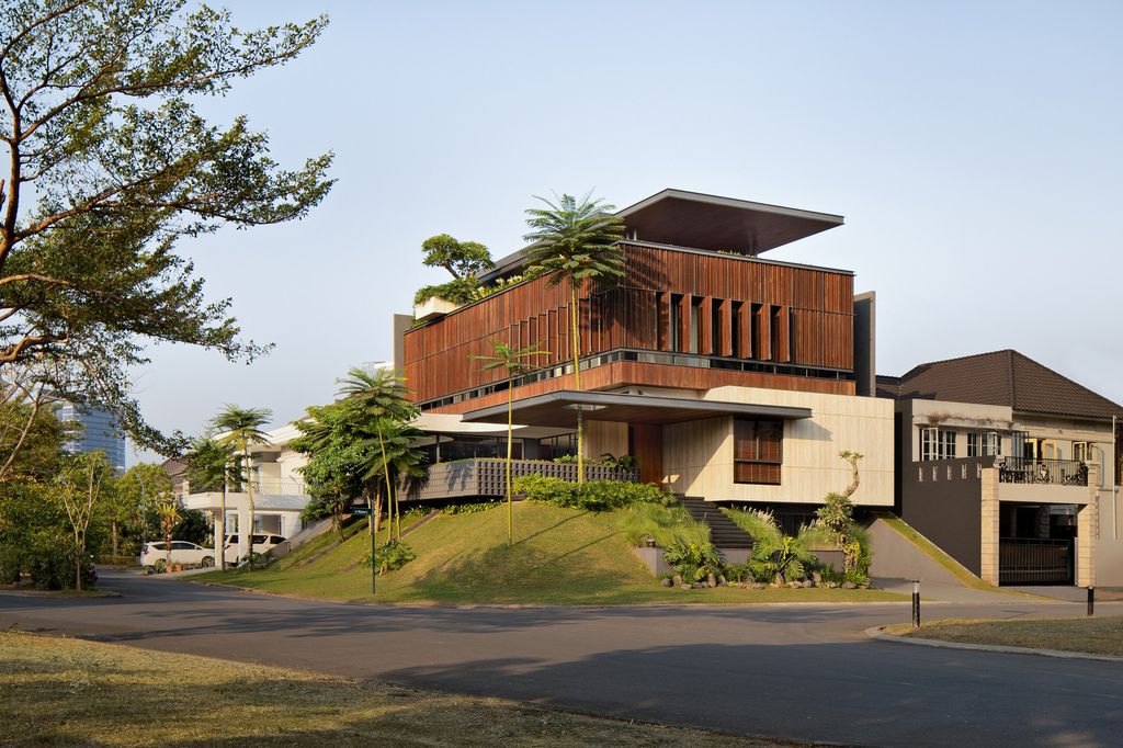 Mentari House, Haven of Light, Air, Privacy by Axial Studio