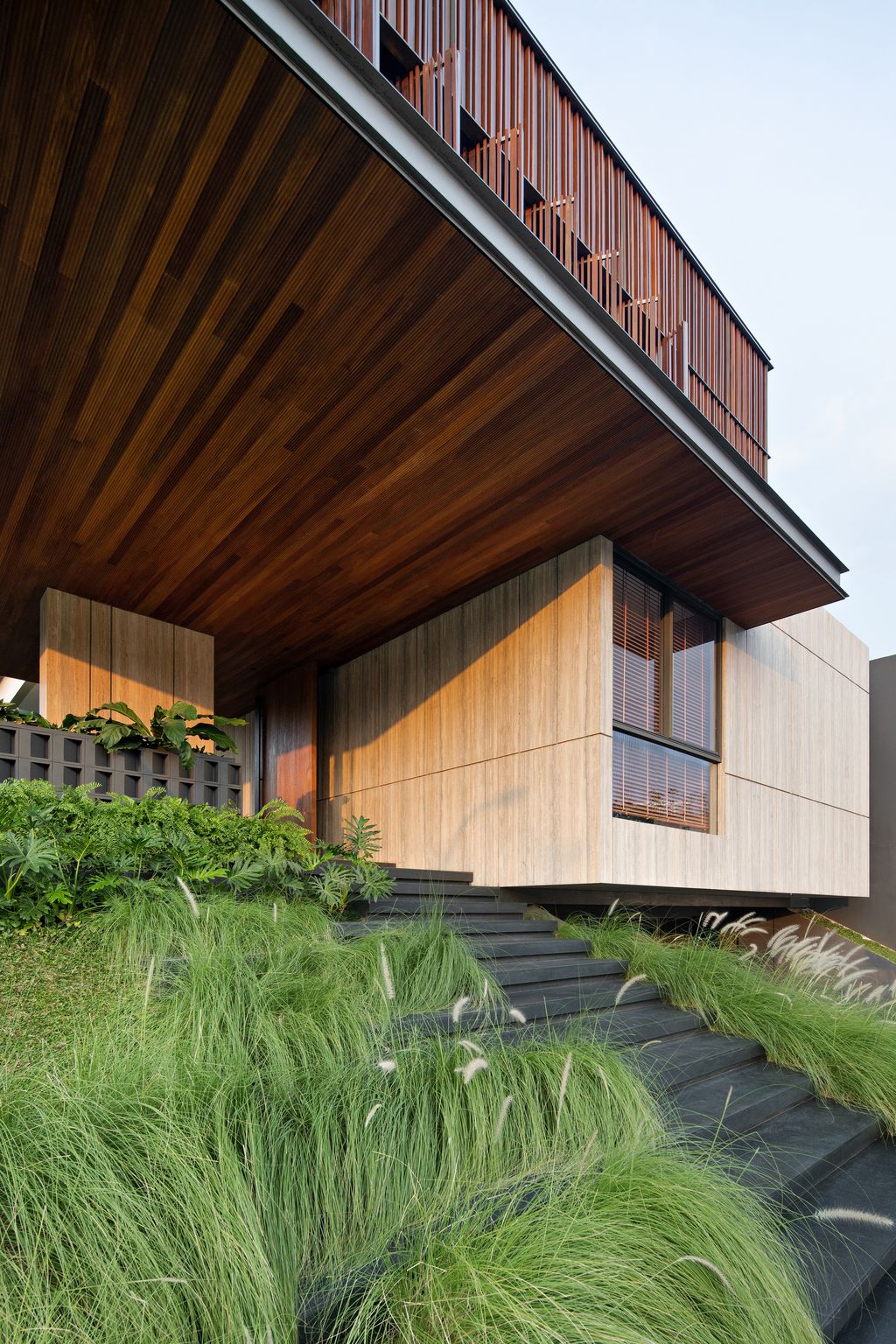 Mentari House, Haven of Light, Air, Privacy by Axial Studio