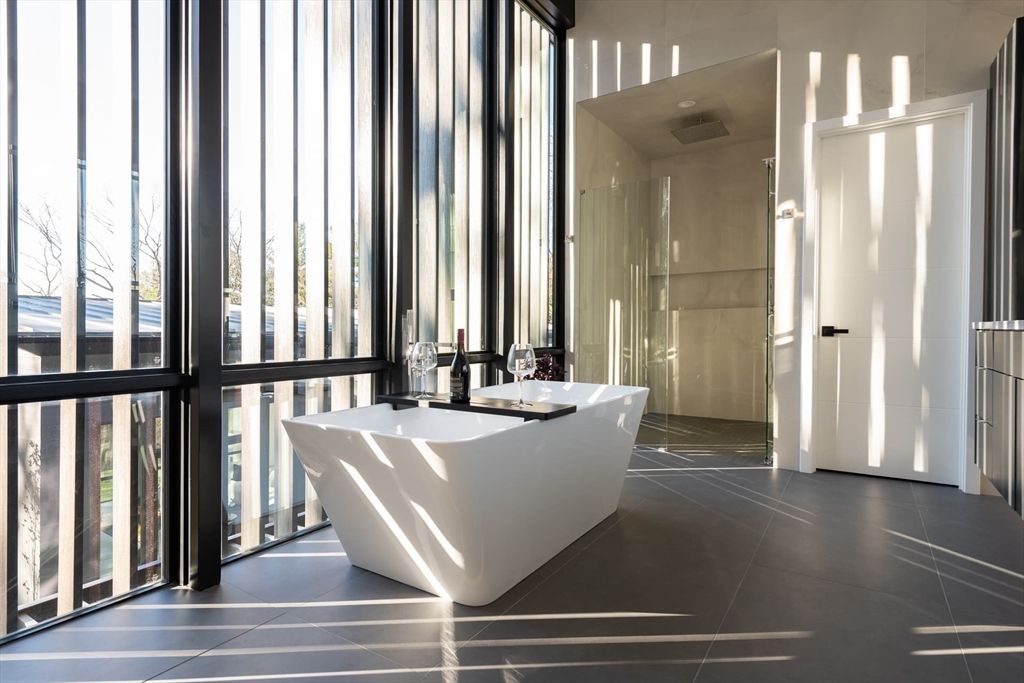 Modern Luxury at Its Best New Construction Home with Walls of Glass for Optimal Light Privacy in Massachusetts 5.9 Million 16