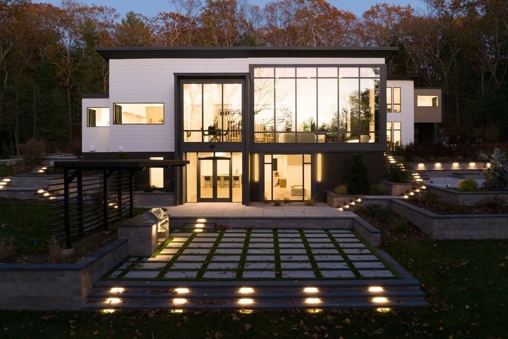 Modern Luxury at Its Best New Construction Home with Walls of Glass for Optimal Light Privacy in Massachusetts 5.9 Million 27