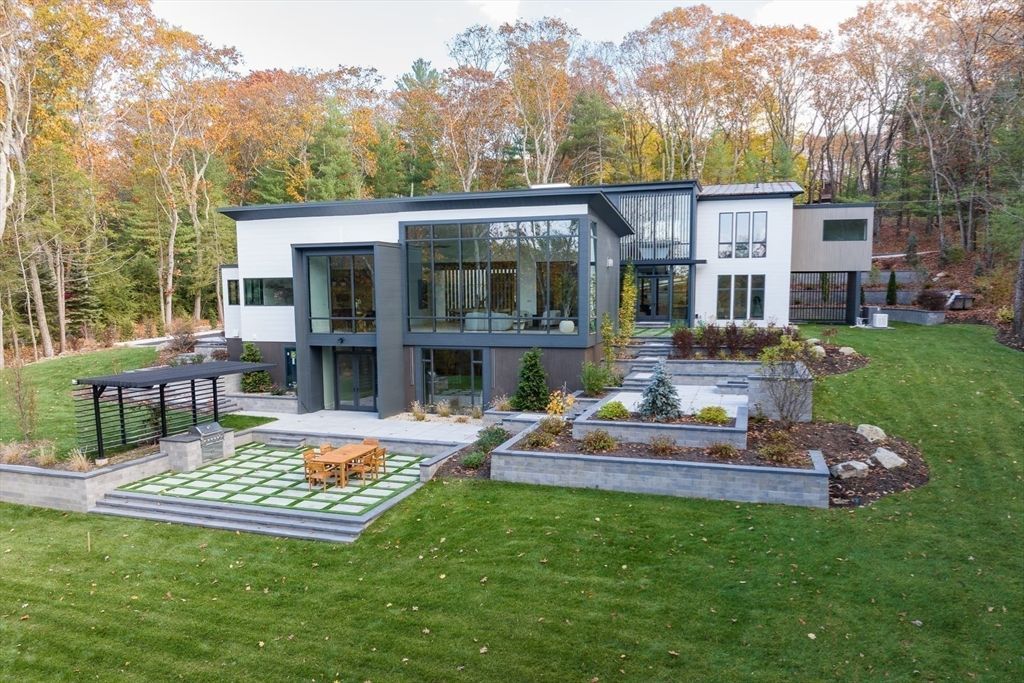 Modern Luxury at Its Best New Construction Home with Walls of Glass for Optimal Light Privacy in Massachusetts 5.9 Million 30