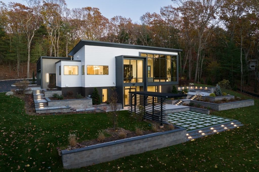 Modern Luxury at Its Best New Construction Home with Walls of Glass for Optimal Light Privacy in Massachusetts 5.9 Million 38