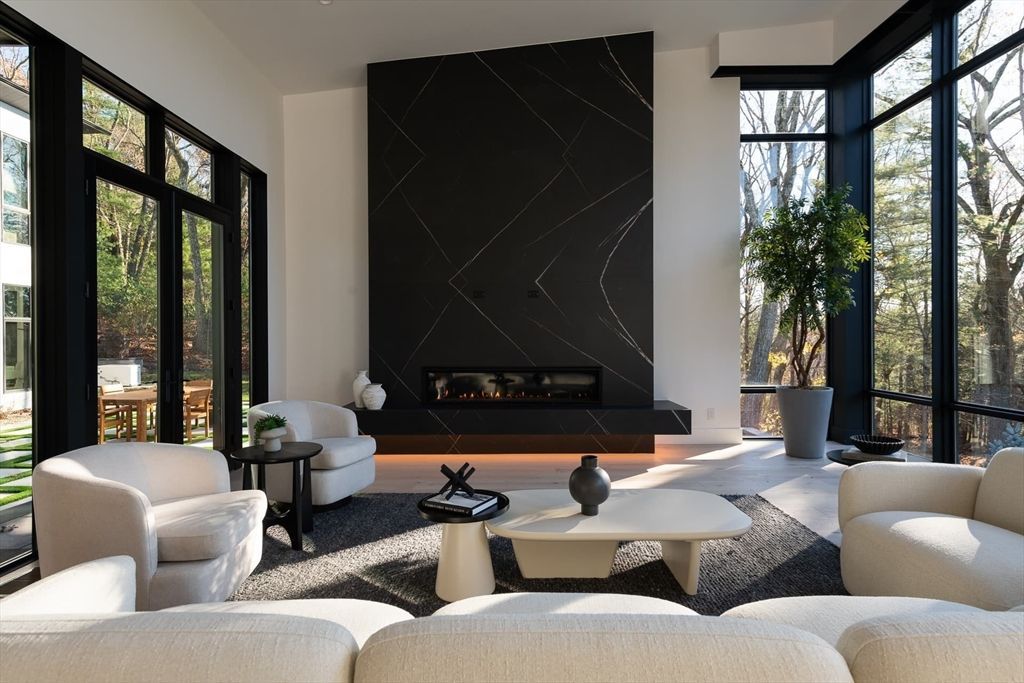 Modern Luxury at Its Best New Construction Home with Walls of Glass for Optimal Light Privacy in Massachusetts 5.9 Million 9