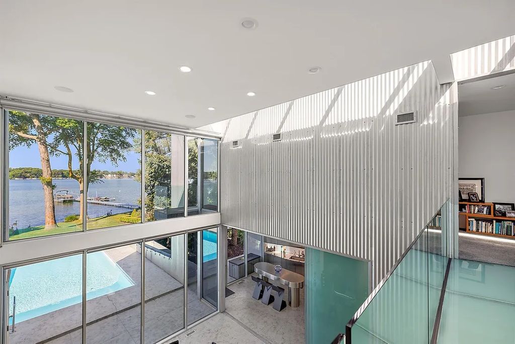 A Waterfront Dream Stunning Modern Lake Home in Michigan for 4199000 23