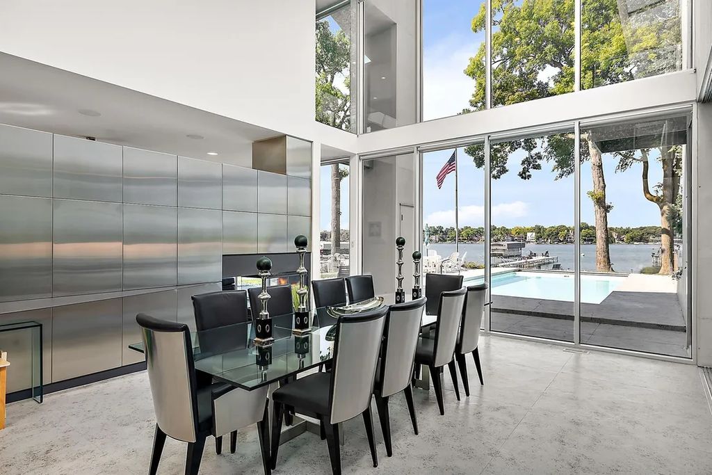 A Waterfront Dream Stunning Modern Lake Home in Michigan for 4199000 6