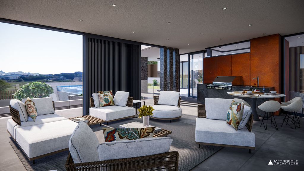 Beachcroft House Coastal Elegance by Metropole Architects 19