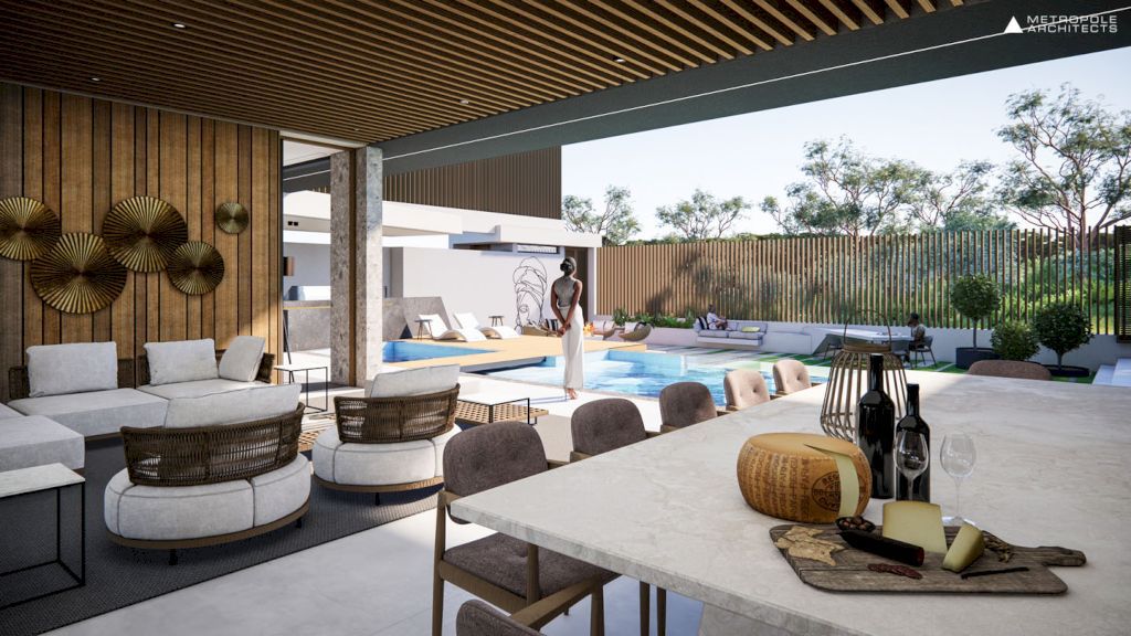 Ridge Lane House modern retreat by Metropole Architects 10
