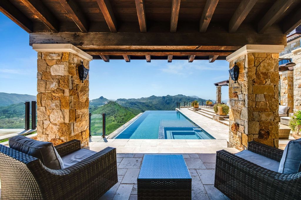 Timeless Tuscan Design Meets Malibus Beauty 29995000 Villa with Stunning Views 30