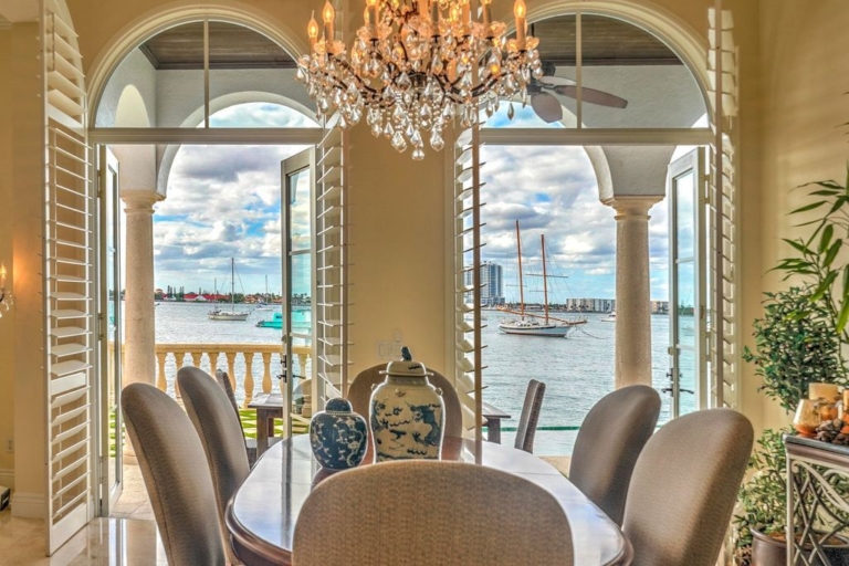 Image showcasing $6.9 Million Waterfront Estate with 150 Feet of Intracoastal Views and ...