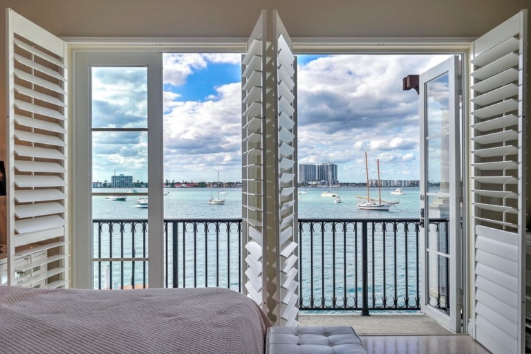 View of $6.9 Million Waterfront Estate with 150 Feet of Intracoastal Views and ...