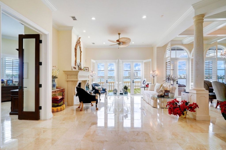 Picture of $6.9 Million Waterfront Estate with 150 Feet of Intracoastal Views and ...