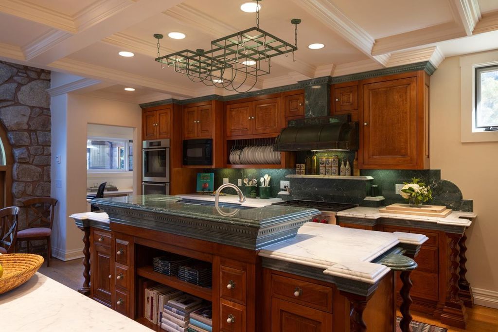 A California Treasure Beautifully Reimagined Craftsman Style Home Asking 16.8 Million 18