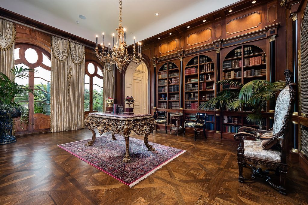 A Private Oasis 23.5M French Renaissance Inspired Home with Resort Like Tranquility 10
