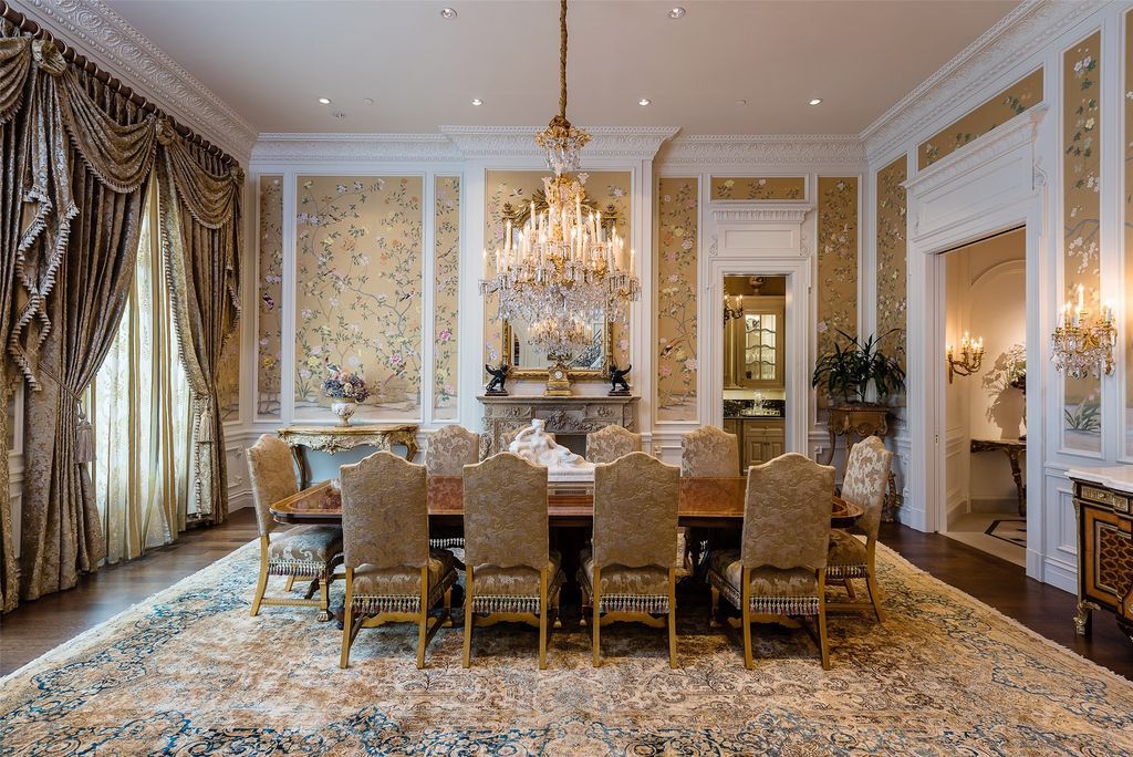 A Private Oasis 23.5M French Renaissance Inspired Home with Resort Like Tranquility 13