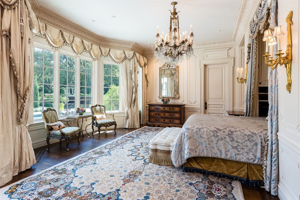 A Private Oasis 23.5M French Renaissance Inspired Home with Resort Like Tranquility 23