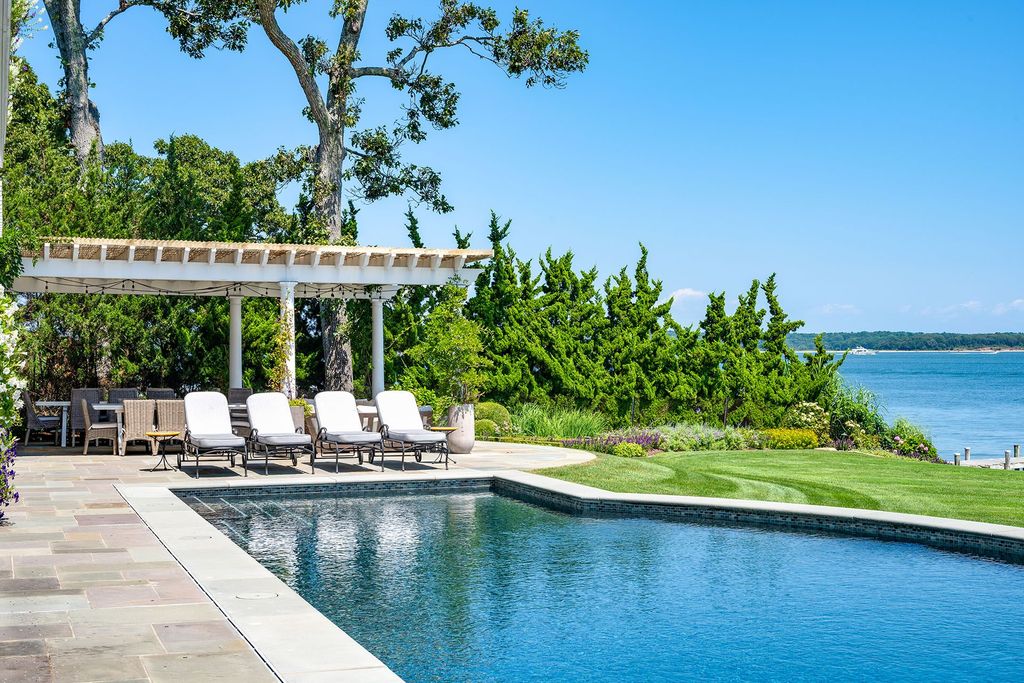 A Waterfront Dream Luxurious Estate Nestled in North Haven Manor Offered for 23.95 Million 16