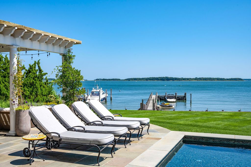 A Waterfront Dream Luxurious Estate Nestled in North Haven Manor Offered for 23.95 Million 17