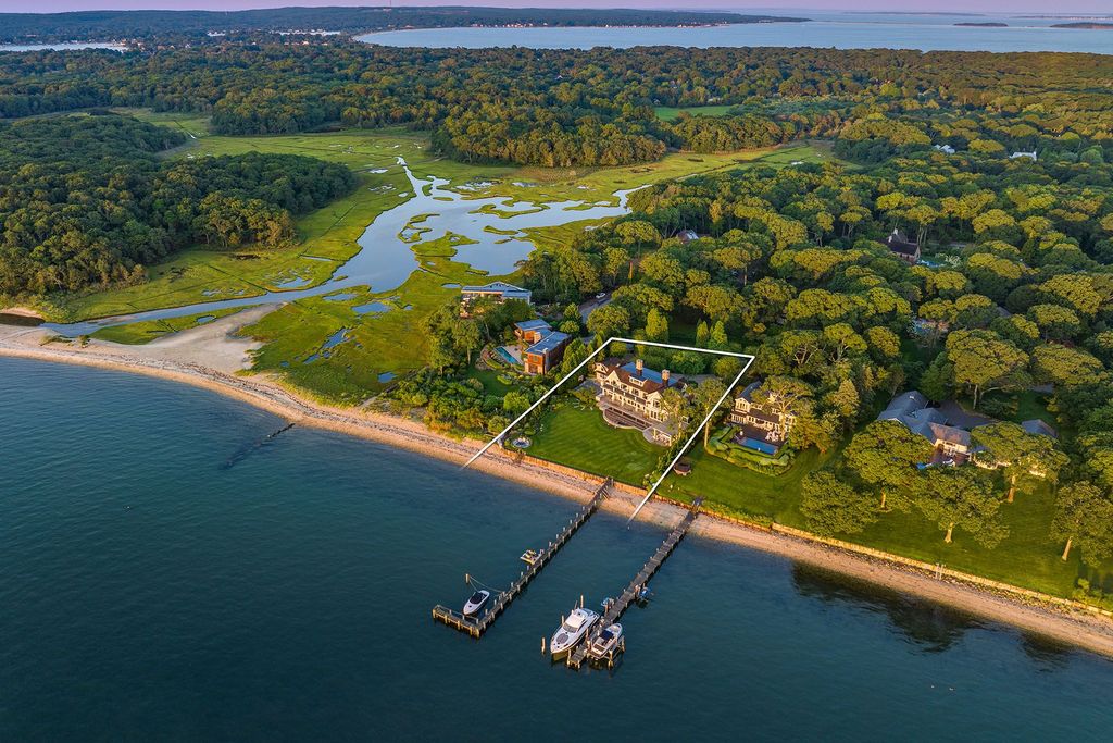 A Waterfront Dream Luxurious Estate Nestled in North Haven Manor Offered for 23.95 Million 2